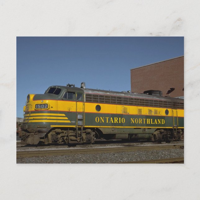 Kanada, Ontario, Northland FP-7 Postkarte (Vorderseite)