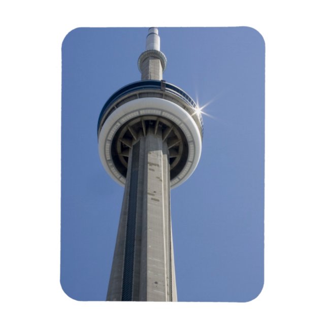 Kanada, Ontario, Toronto. Oberseite des CN Tower m Magnet (Vertikal)