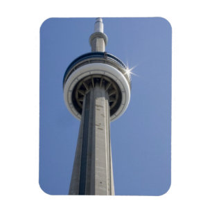 Kanada, Ontario, Toronto. Spitze des CN Tower mit Magnet