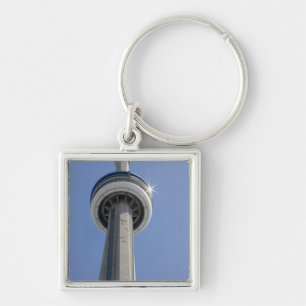 Kanada, Ontario, Toronto. Spitze des CN Tower mit Schlüsselanhänger