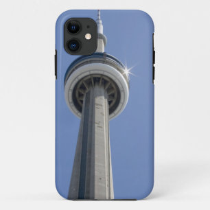 Kanada, Ontario, Toronto. Spitze von CN-Turm mit Case-Mate iPhone Hülle