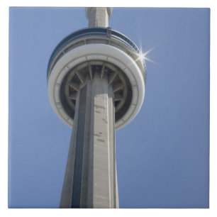 Kanada, Ontario, Toronto. Top of CN Tower mit Fliese