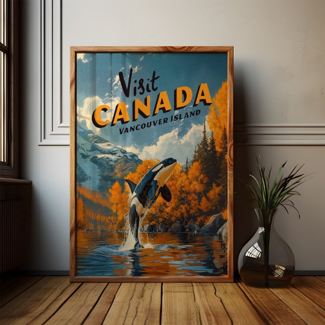 Kanada Orca Poster - Vancouver Island Art (Von Creator hochgeladen)