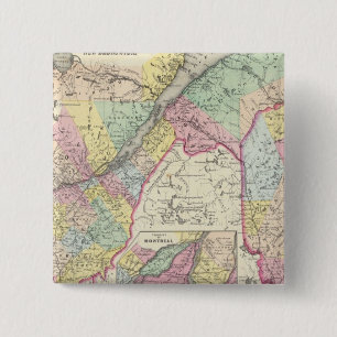 Kanada Ost- oder Unterkanada und Neubraunschweig Button