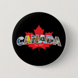 "Kanada Osten. 1867" mit Ahornleaf Grafik Button