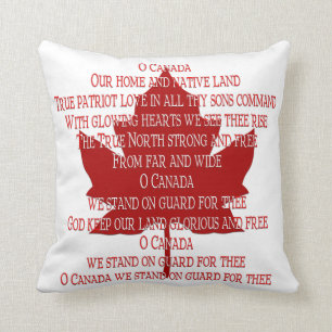 Kanada Pillow Canadian Anthem Souvenir Pillow Kissen