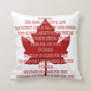 Kanada Pillow Canadian Anthem Souvenir Pillow Kissen