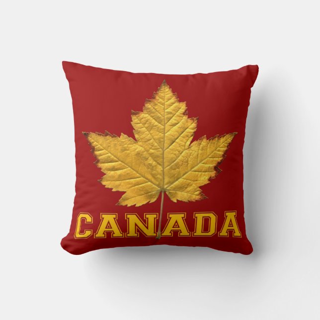 Kanada Pillow Gold Canada Team Souvenir Pillow Kissen (Vorderseite)