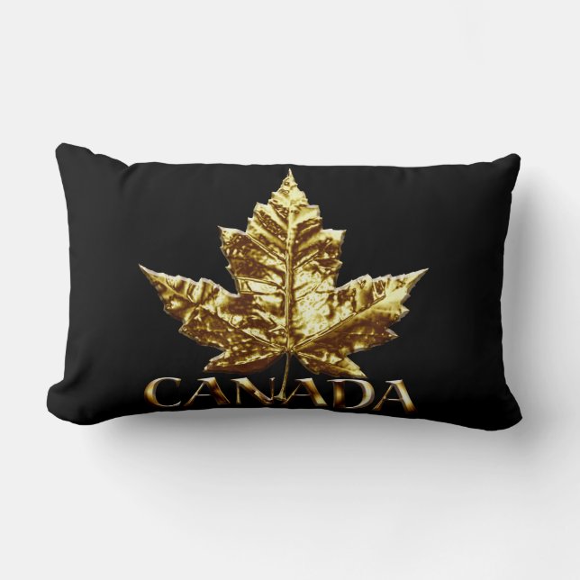 Kanada Pillow Gold Canada Team Souvenir Pillow Lendenkissen (Vorderseite)