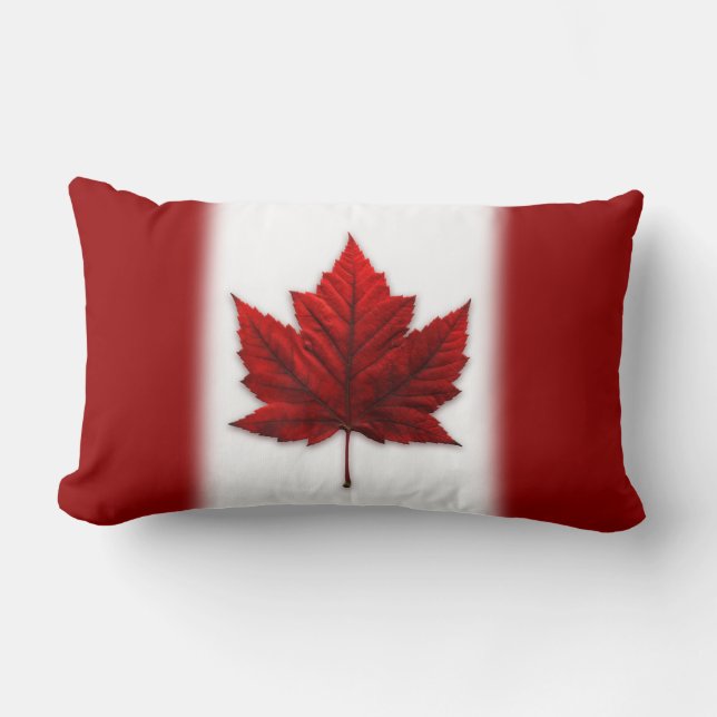 Kanada Pillow Personalisiert kanadische Flagge Kis Lendenkissen (Vorderseite)