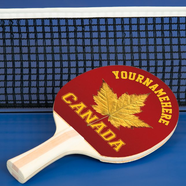 Kanada Ping Pong Paddle Varsity Kanada Personalisi Tischtennis Schläger (InSitu)