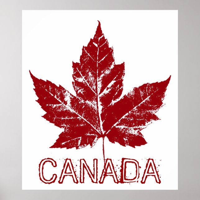 Kanada Poster Canada Maple Leaf Souvenir Print (Vorne)