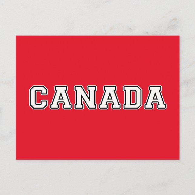 Kanada Postkarte (Vorderseite)