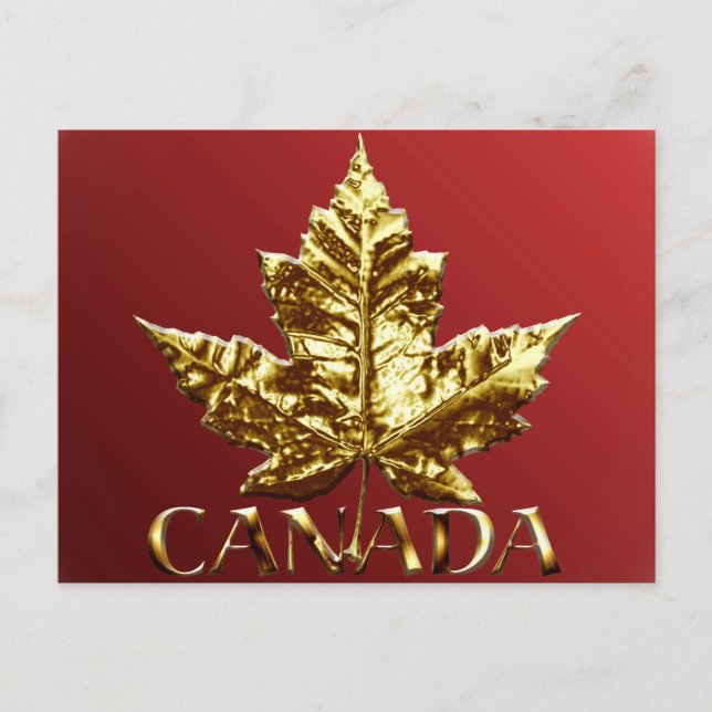 Kanada Postkarten Gold Canada Souvenirkarten Postk (Vorderseite)