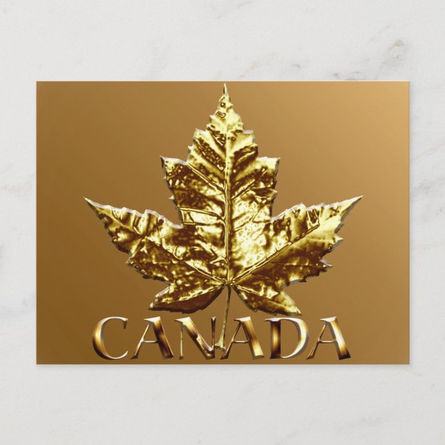 Kanada Postkarten Gold Canada Souvenirkarten Postk (Vorderseite)