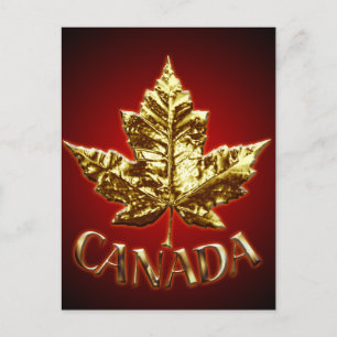 Kanada Postkarten Gold Canada Souvenirkarten Postk