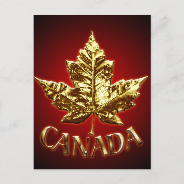 Kanada Postkarten Gold Canada Souvenirkarten Postk (Vorderseite)