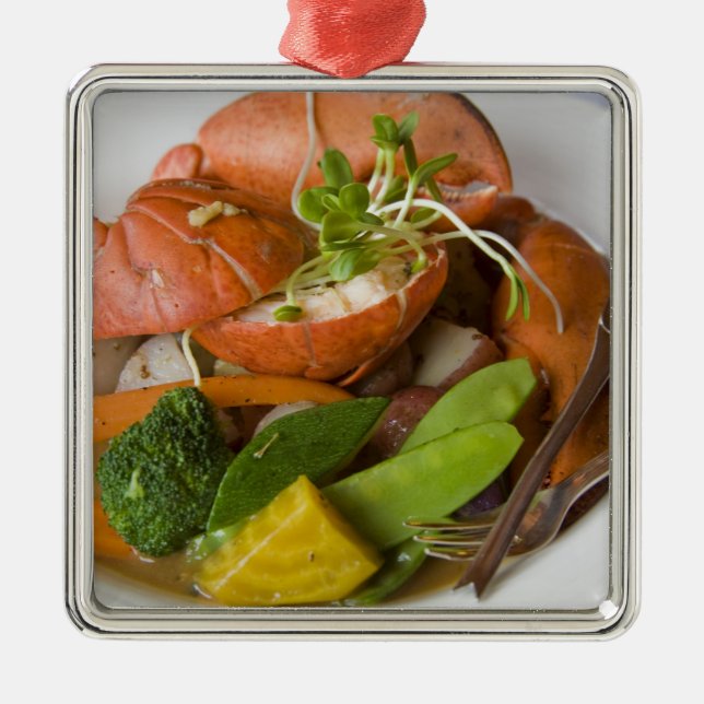 Kanada, Prince Edward Island, Silbernes Ornament (Vorne)