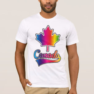 Kanada Prix Regenbogenlogo T-Shirt