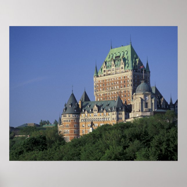 Kanada, Quebec City. Chateau Frontenac. Poster (Vorne)