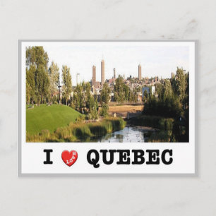 Kanada - Quebec - I Liebe - Postkarte