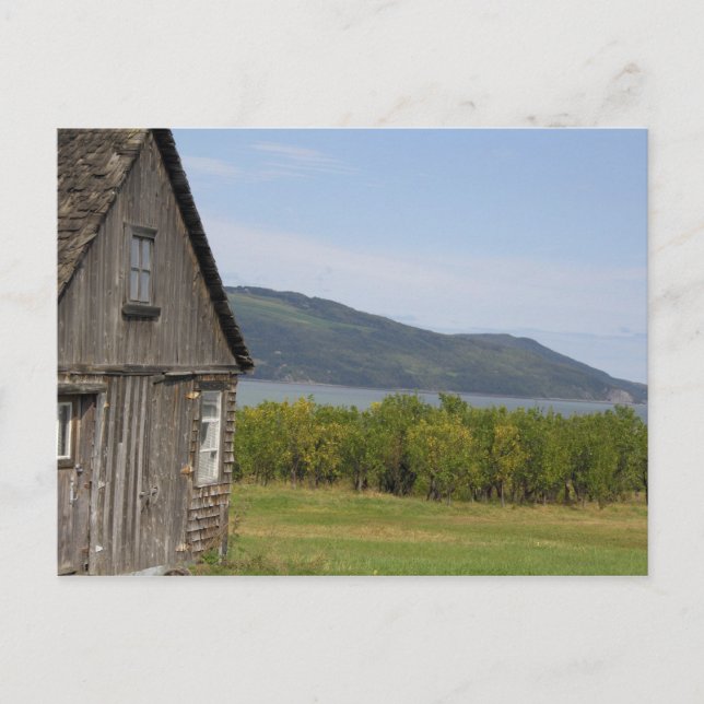 Kanada, Quebec, L'isle-aux-Coudres, Postkarte (Vorderseite)