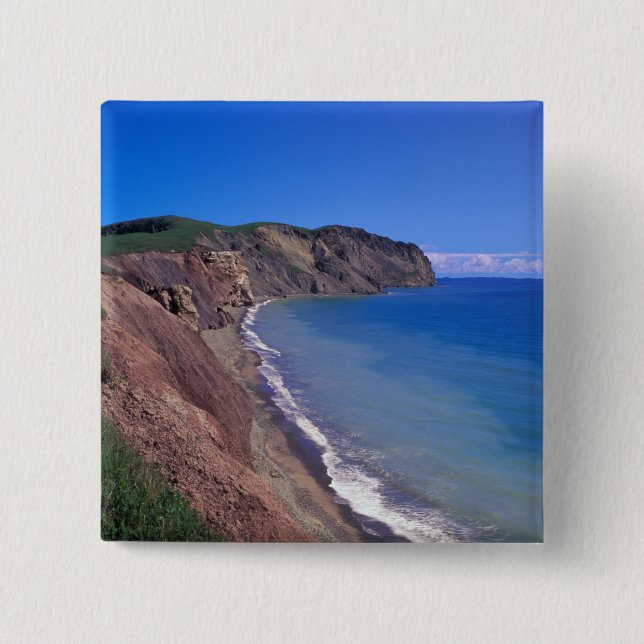 Kanada, Quebec, Magdalen Inseln, Cap Alright 2 Button (Vorderseite)