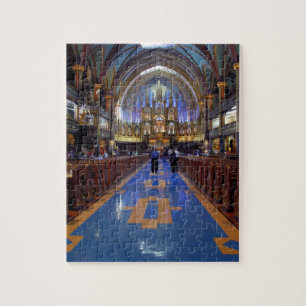 Kanada, Quebec, Montreal. Innenraum von Notre 3 Puzzle