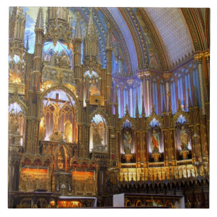 Kanada, Quebec, Montreal. Innenraum von Notre Fliese