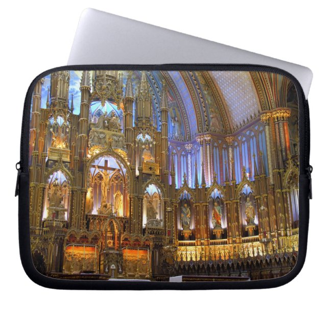 Kanada, Quebec, Montreal. Inneres von Notre Laptopschutzhülle (Vorderseite)