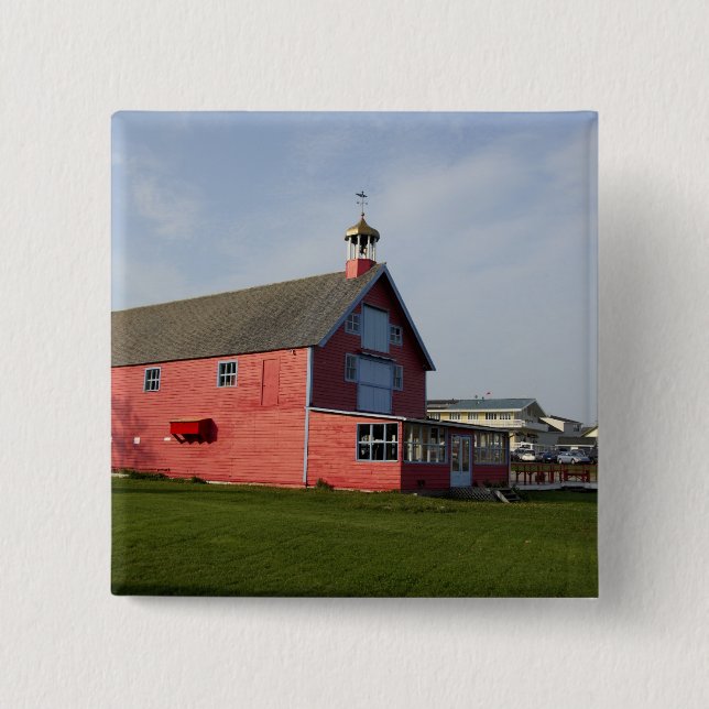 Kanada, Quebec, Perce. EINGESCHRÄNKTES BILD: Nicht Button (Vorderseite)