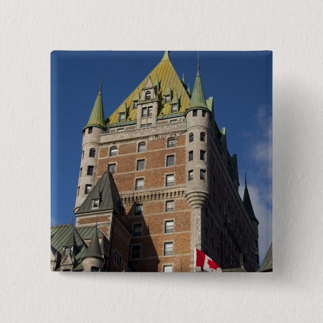 Kanada, Quebec, Quebec City. Fairmont Button (Vorderseite)