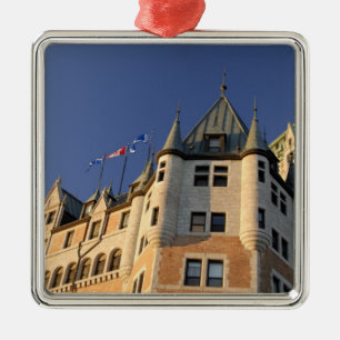 Kanada, Quebec, Quebec City. Fairmont Chateau Silbernes Ornament