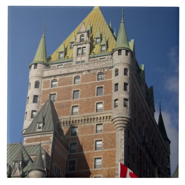 Kanada, Quebec, Quebec City. Fairmont Fliese (Vorderseite)