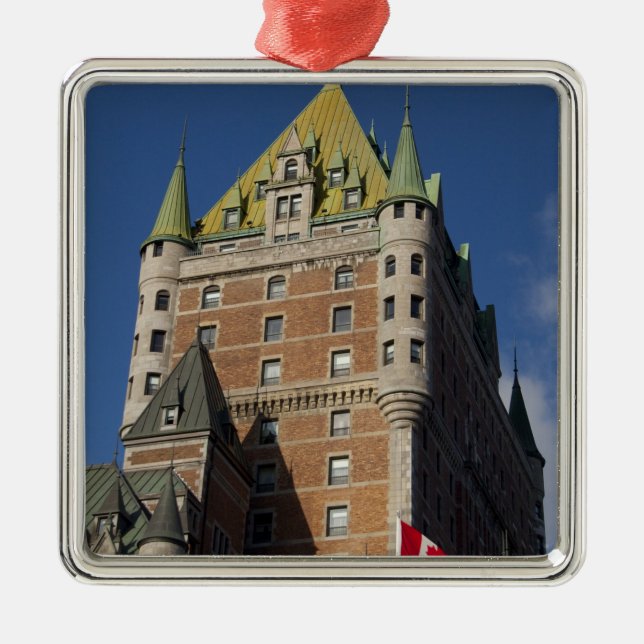 Kanada, Quebec, Quebec City. Fairmont Ornament Aus Metall (Vorne)