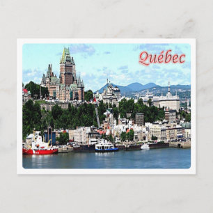 Kanada - Quebec - Stadt - Postkarte