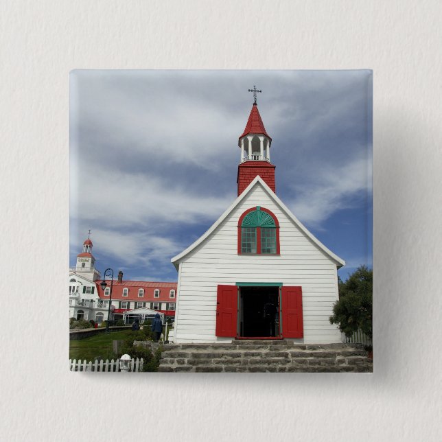 Kanada, Quebec, Tadoussac. Petite Chapelle, Button (Vorderseite)