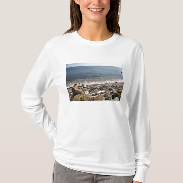 Kanada, Quebec. VIA Rail Canada trainiert T-Shirt (Vorderseite)