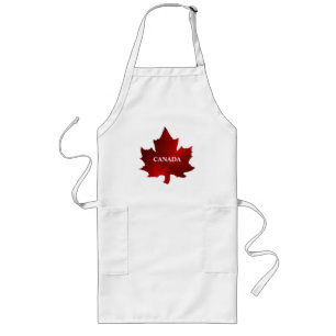 Kanada Red Maple Leaf Lange Schürze