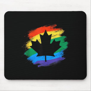 Kanada Regenbogen Ahornblatt lgbtq Stolz Vintage Mousepad