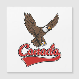 Kanada Reise Logo Magnetkarte