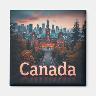 Kanada-Reise-Meilenstein-Andenken für Entdecker Magnet