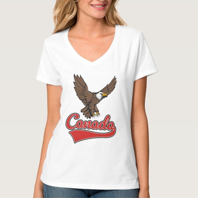 Kanada Reiselogo T-Shirt (Vorderseite)