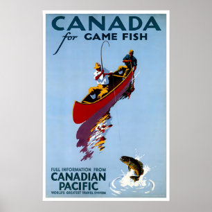 Kanada Reiseplakat Angelsport Kunst Retro Prin Poster