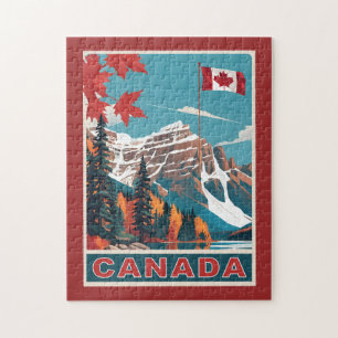 Kanada Reiseplakat Puzzle