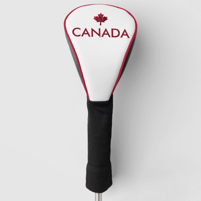 Kanada Rotapfelleder Golf Headcover (Vorderseite)