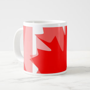 KANADA, roter Ahornleaf Jumbo-Tasse