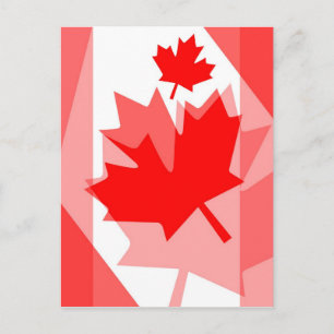 KANADA, roter Ahornleaf Postkarte