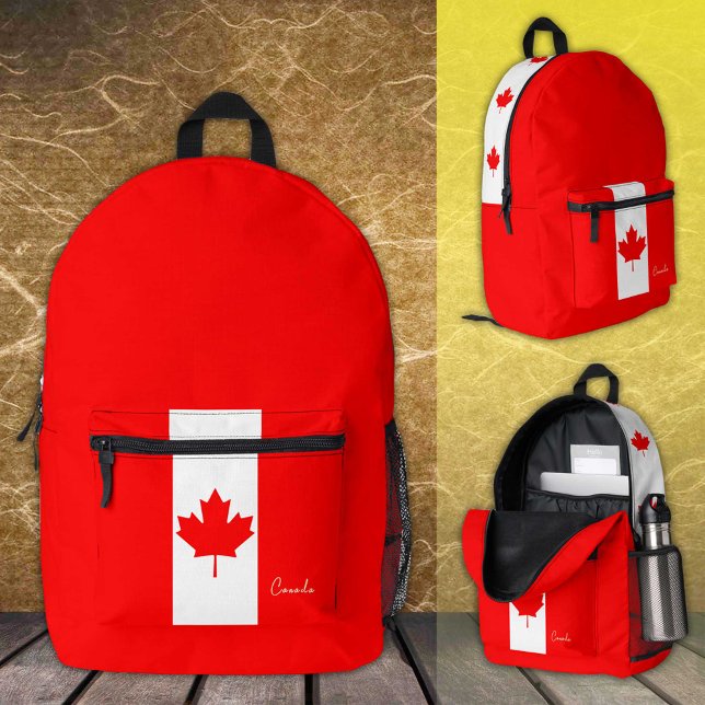 Kanada, Rucksack, kanadische Flagge / patriotisch Bedruckter Rucksack (Von Creator hochgeladen)