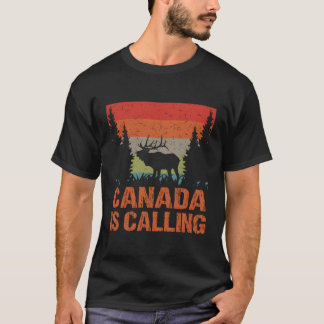 Kanada ruft kanadische Urlaubsreisen an T-Shirt